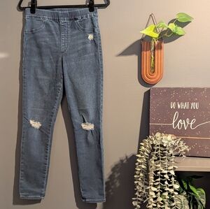 Express Dark Blue Skinny Jeans